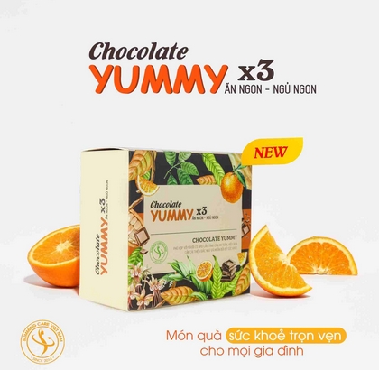 Kẹo Chocolate Thảo Mộc Tăng Cân Yummy X3 - Tăng cân hiệu quả